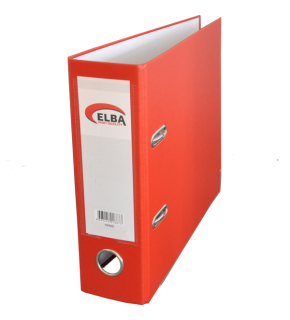 Elba Telgraf Klasör Plastik Lüx Geniş Kırmızı (1 Adet)