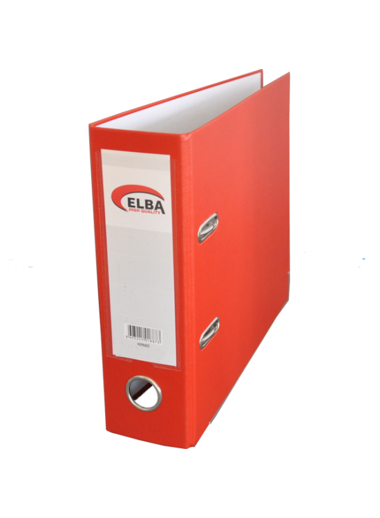 Elba Telgraf Klasör Plastik Lüx Geniş Kırmızı (1 Adet)