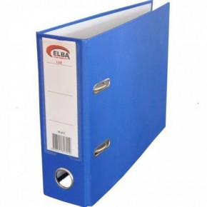 Elba Telgraf Klasör Plastik Lüx Geniş Mavi