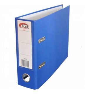 Elba Telgraf Klasör Plastik Lüx Geniş Mavi