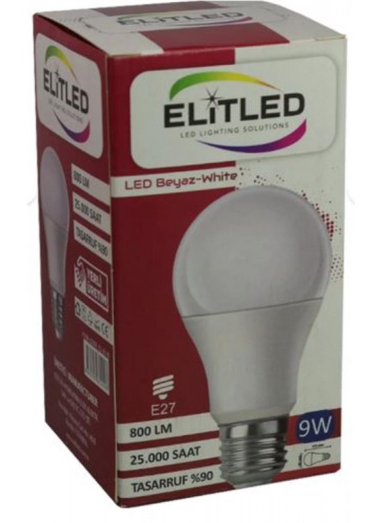 ELİTLED 9W BEYAZ LED AMPUL