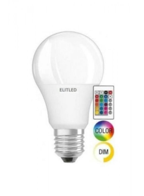 ELİTLED 9W RGB KUMANDALI LED AMPUL ELİTLED 9W RGB KUMANDALI LED AMPUL