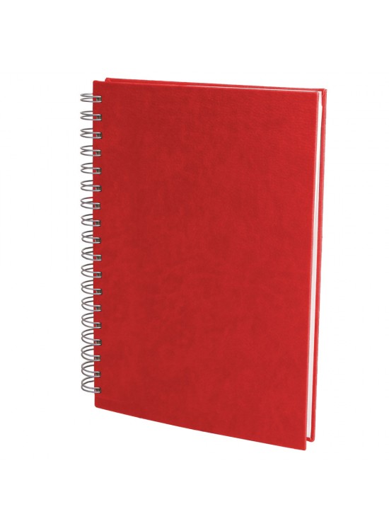 ELMADAĞ KIRMIZI TARİHLİ SPİRALLİ AJANDA (17X24 CM)