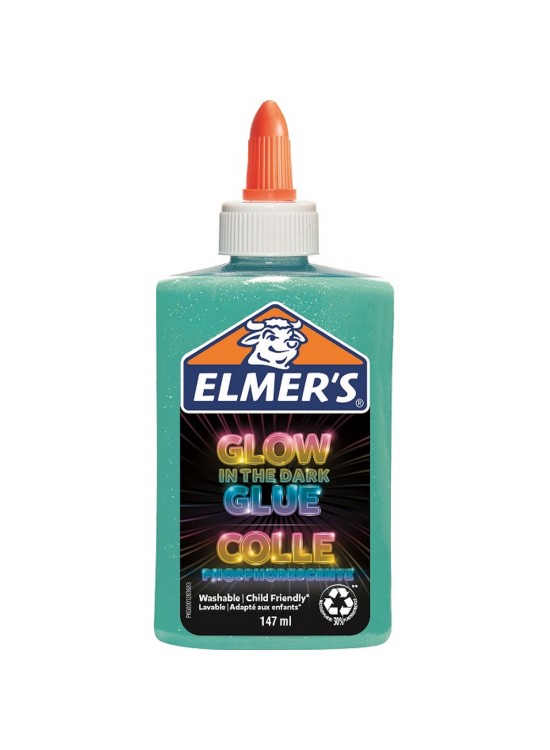 Elmers Karanlıkta Parlayan Yapıştırıcı 147 ML Mavi 2162078