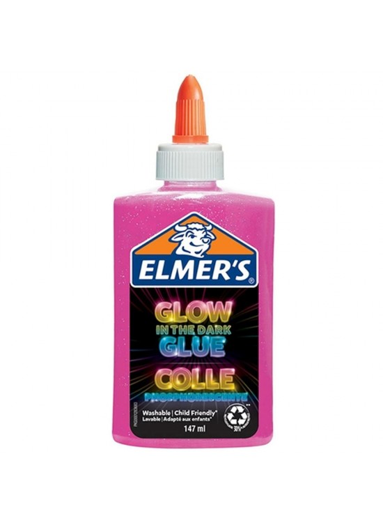 Elmers Karanlıkta Parlayan Yapıştırıcı 147 ML Pembe 2162079