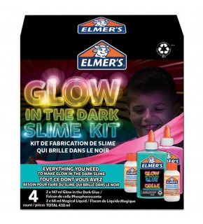 Elmers Karanlıkta Parlayan Yapıştırıcı Slime Set 2162080