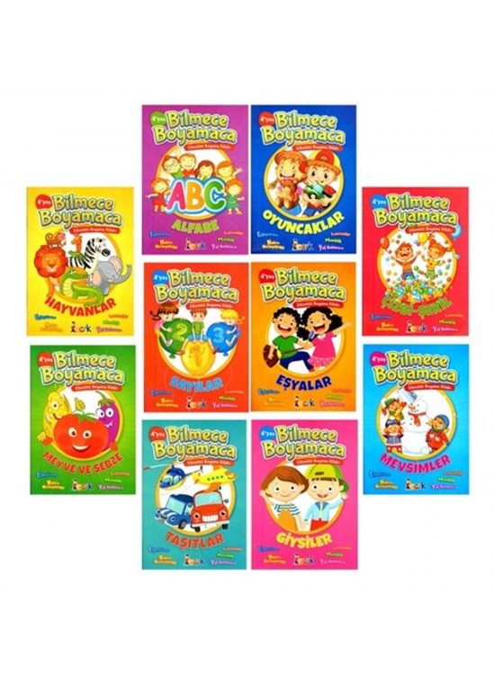 Ema Bilmece Boyamaca 10 Çeşit/Bıcırık Ema Bilmece Boyamaca 10 Çeşit/Bıcırık