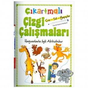Ema Çıkartmalı Çizgi Çalışm.-Hayvanlar/Emaçocuk