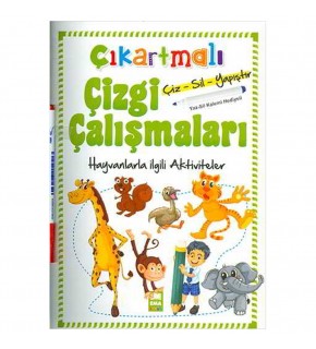 Ema Çıkartmalı Çizgi Çalışm.-Hayvanlar/Emaçocuk