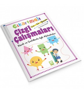 Ema Çıkartmalı Çizgi Çalışm.-Renk,Şekil/Emaçocuk