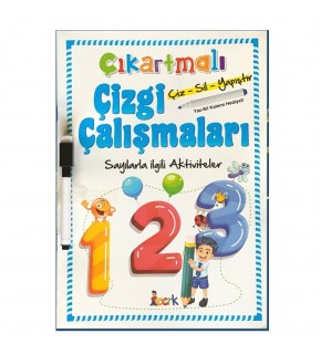 Ema Çıkartmalı Çizgi Çalışm.-Sayılar/Emaçocuk