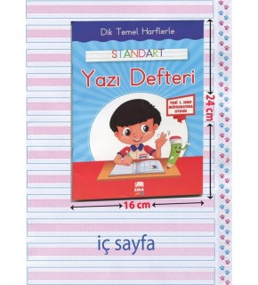 Ema Dik Temel Harflerle Yazı Defteri Ema çocuk