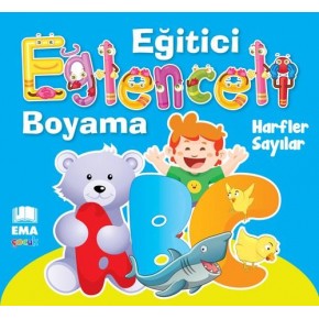 Ema Eğitici Eğl.Boyama-Harfler-Sayılar/Emaçocuk