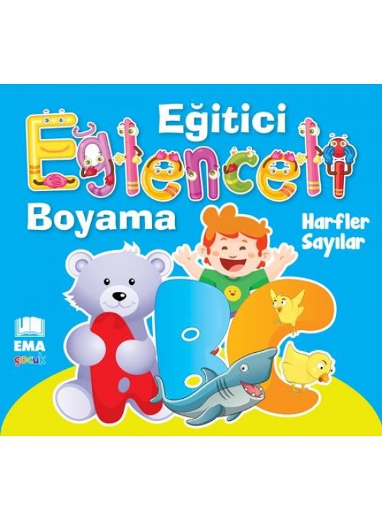 Ema Eğitici Eğl.Boyama-Harfler-Sayılar/Emaçocuk