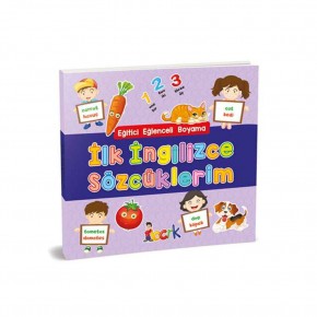 Ema Eğitici Eğlenceli Boyama_ilk İngilizce Sözcüklerim