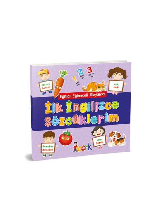 Ema Eğitici Eğlenceli Boyama_ilk İngilizce Sözcüklerim