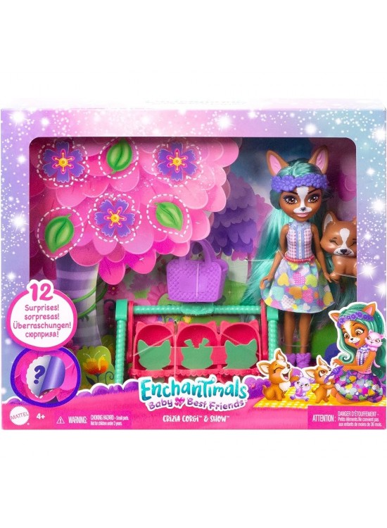 Enchantimals Bestie Reveal Yakın Arkadaş Bebekler HLK83