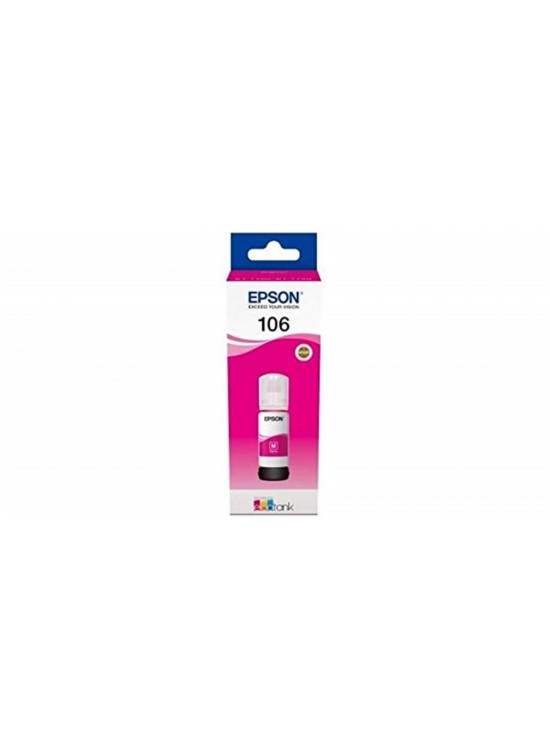 Epson 106 Magenta Kırmızı Şişe Mürekkep T00R340 L7160-7180