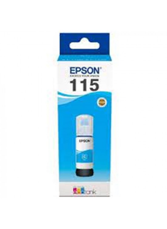 Epson 115 Cyan Mavi Şişe Mürekkep T07D24A L8160-L8180