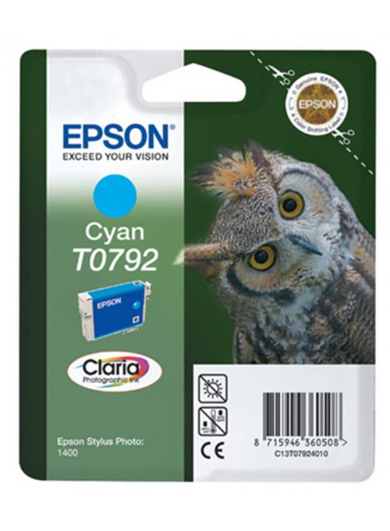 Epson 1400-P50 Cyan Mavi Mürekkep Kartuş T07924020 Epson 1400-P50 Cyan Mavi Mürekkep Kartuş T07924020