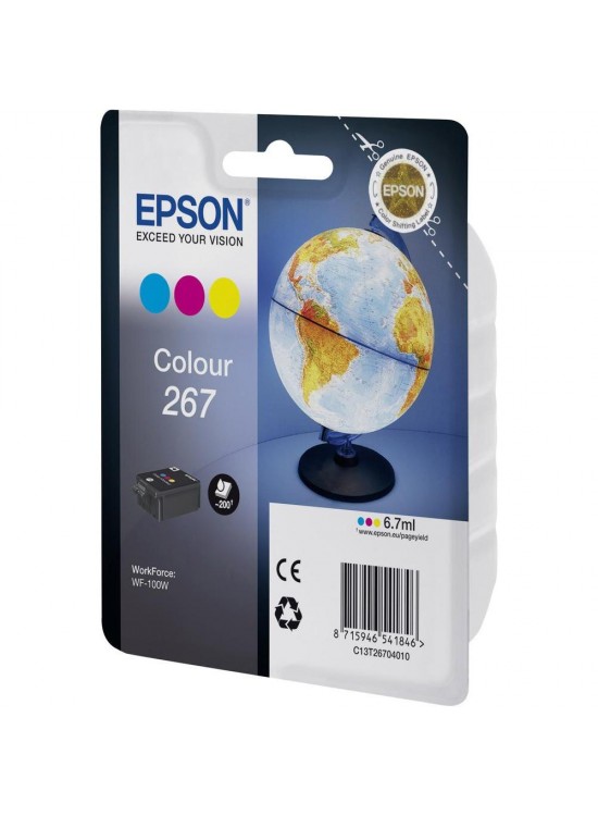 Epson 267 Renkli Mürekkep Kartuş t26704010