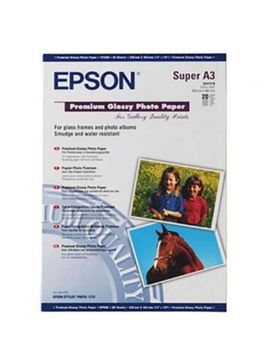 Epson A3+ 250Gram 20'li Premium Glossy Fotoğraf Kağıdı S041316 Epson A3+ 250Gram 20'li Premium Glossy Fotoğraf Kağıdı S041316