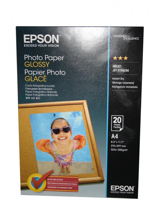 Epson A4 200Gram  20'li Fotoğraf Kağıdı S042538