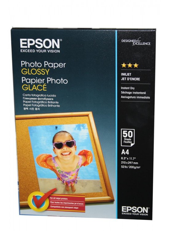 Epson A4 200Gram 50'li Fotoğraf Kağıdı S042539