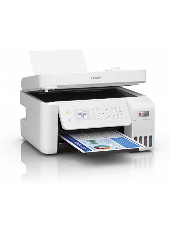 Epson L5296 MEAF Yazıcı-Tarayıcı-Fotokopi-Faks Renkli Mürekkep Tanklı Yazıcı WI-FI Ethernet