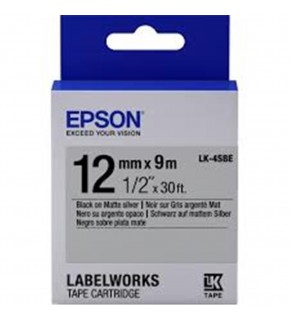 Epson LK-5TBN Şeffaf Üzeri Siyah 18mm 9Metre Etiket