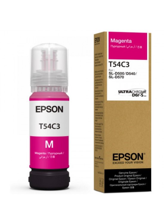 EPSON SURELAB SL-D500  T54C3 KIRMIZI MÜREKKEP 70ml  C13T54C320