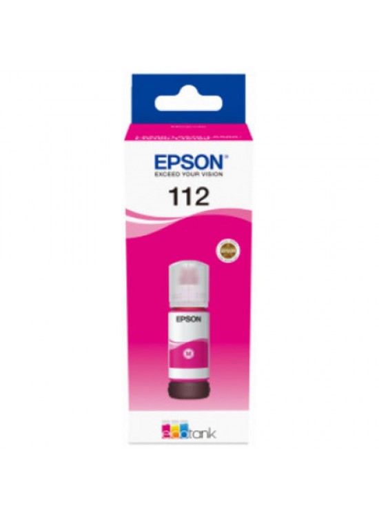 Epson 112  Magenta Kırmızı Şişe Mürekkep 13T06C34A
