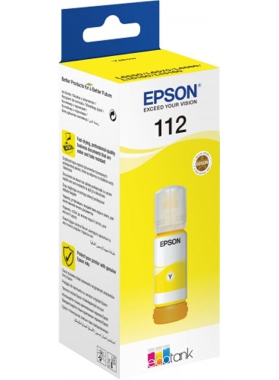 Epson 112 Yellow Sarı Şişe Mürekkep C13T06C44A