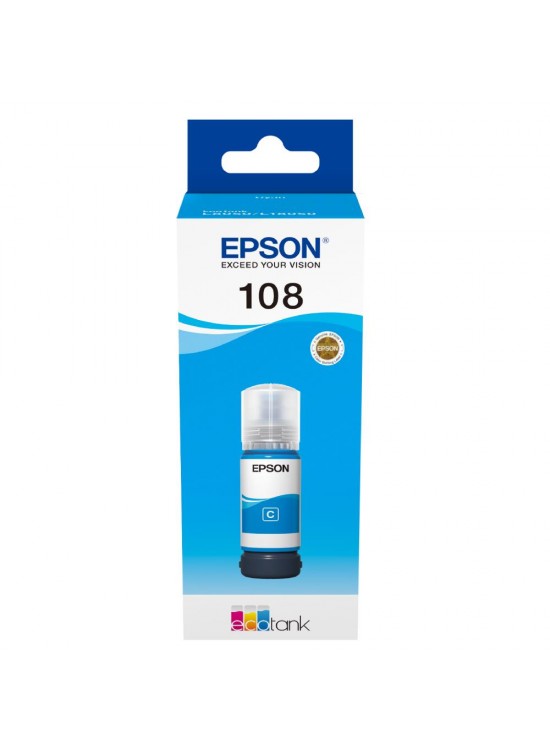 Epson 108 T09C2  Cyan Mavi Şişe Mürekkep T09C24A L18050-L8050