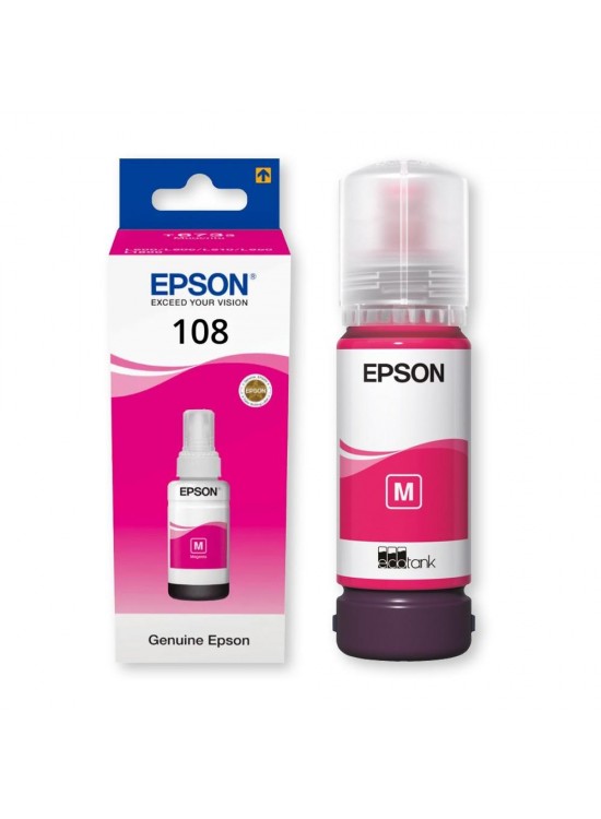 Epson 108  T09C3 Magenta Kırmızı Şişe Mürekkep T09C34A L18050-L8050