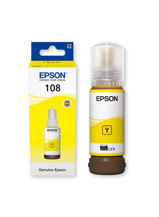 Epson 108 T09C4  Yellow Sarı Şişe Mürekkep T09C44A L18050-L8050