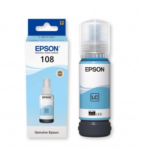 Epson 108 T09C5  Light Cyan Açık Mavi Şişe Mürekkep T09C54 L18050-L8050