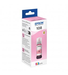 Epson 108 T09C6 Light Magenta Açık Kırmızı Şişe Mürekkep T09C64 L18050-L8050
