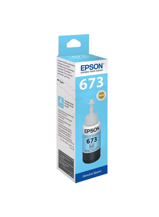 Epson T6735 Light Cyan Açık Mavi Şişe Mürekkep T67354A