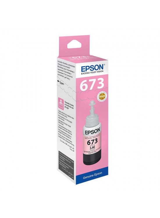 Epson T6736 Light Magenta Açık Kırmızı Şişe Mürekkep T67364A