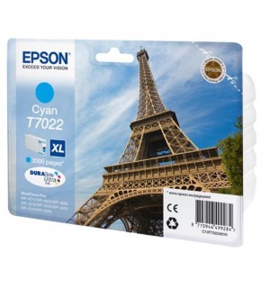 Epson T7022 Cyan Mavi 2.000 Sayfa Mürekkep Kartuş T70224010