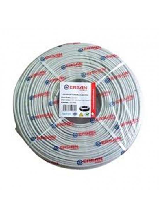 Ersan ER-5001 CU 2+1 1x0,50 mini Coax 2x0,50mm 250 metre CCTV Kamera Kablosu
