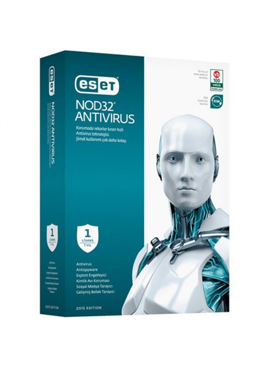 Eset Nod32 Antıvırus 1 Kullanıcı 1 Yıl