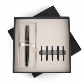 ESKİPAZAR SİYAH DOLMA KALEM SETİ