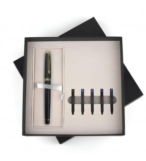 ESKİPAZAR SİYAH DOLMA KALEM SETİ