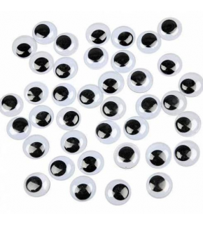 Beyaz Oynar Göz Kirpiksiz 6mm 20.000 li