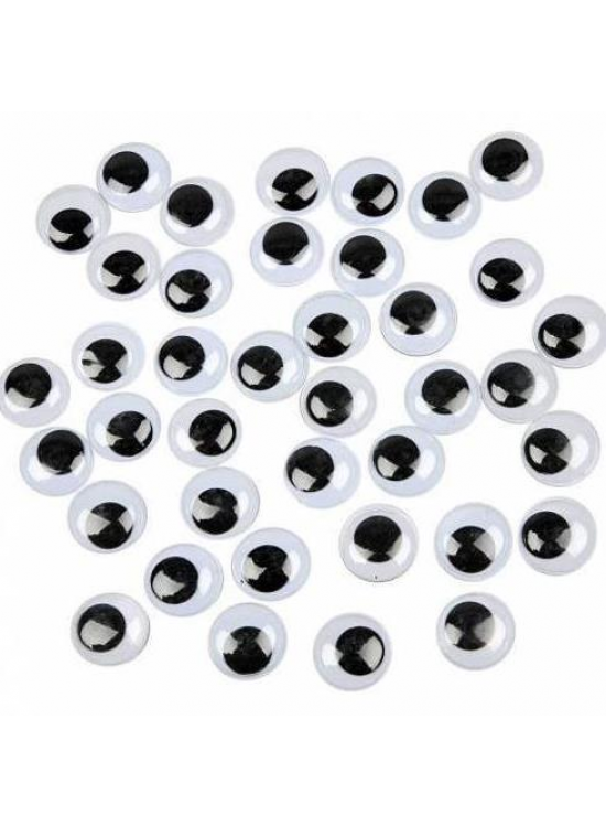 Beyaz Oynar Göz Kirpiksiz 6mm 20.000 li