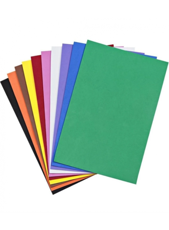 Eva 20x30 A4 Düz Yapışkanlı Karışık 10 Lu E2655