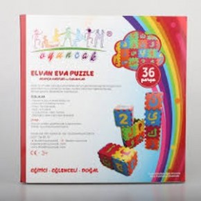Eva Puzzle Elif Ba Ve Rakamlar 36 Parça