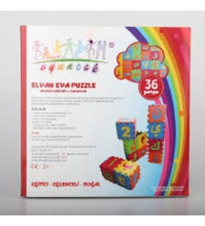Eva Puzzle Elif Ba Ve Rakamlar 36 Parça
